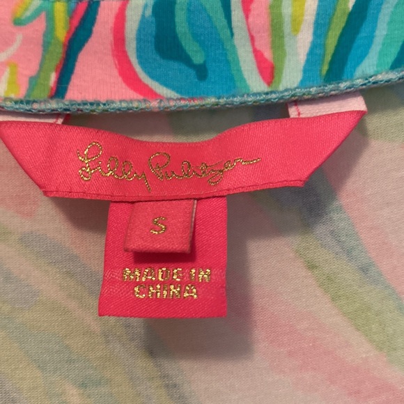 Lilly Pulitzer Rilla Wrap Romper S - Picture 4 of 4